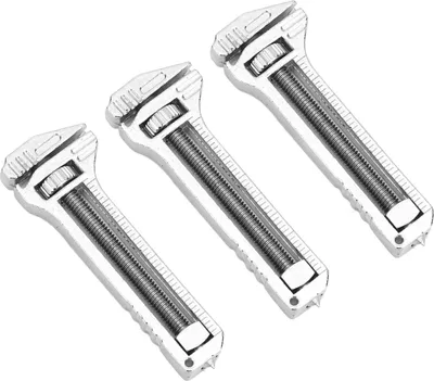 Imagen del producto de 3 herramientas multifunción mini: llave ajustable, abrelatas multifuncional, ideales para mochilas, camping y senderismo