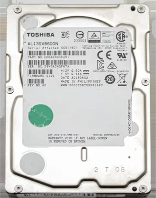 Immagine prodotto di Toshiba Ali3sxb600n 600gb Sas 2,5" Hard Disk Hdd Server Nas Lff Sff 15k Rpm
