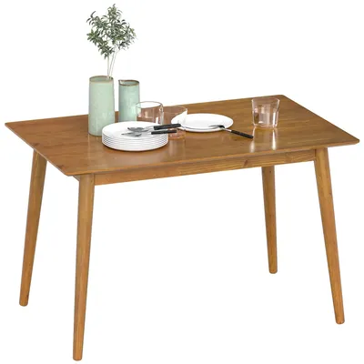 Imagen del producto de Mesa de comedor - Mesa de cocina - Para 4-6 personas - 120 x 75 x 76 cm - Estructura de madera - Diseño moderno