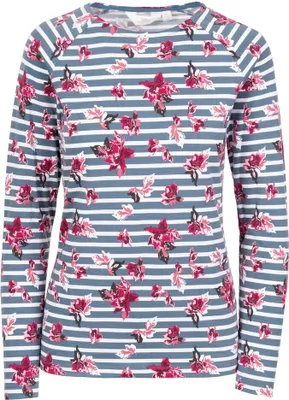 Produktbild von Trespass - "Dellini" Oberteil für Damen TP5090 (S) (Zinn/Pink/Weiß gestreift)