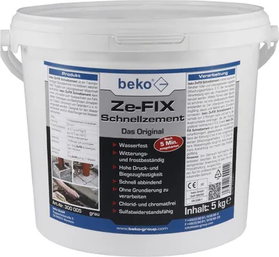 Produktbild von Ze-FIX Schnellzement 5 kg Eimer