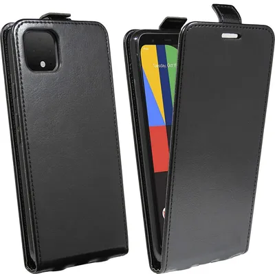 Zdjęcie produktu dla cofi1453® Etui z klapką kompatybilne z GOOGLE PIXEL 4 XL Etui na telefon komórkowy składane pionowo z klapką czarne