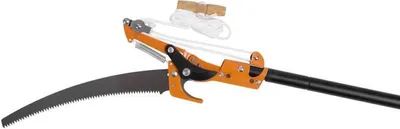 Produktbild von Baumschere WOOD mit Teleskopstange | 240cm | Schwarz-Orange | Baumschere, Astschere, Gartenschere, Rebschere