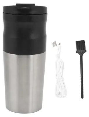 Produktbild von Elektrische Kaffeemühle – tragbare Mühle mit Edelstahlklingen für Gewürze – wiederaufladbare Kaffeemühle für Camping