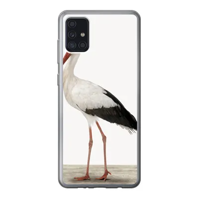 Produktbild von MuchoWow® Handyhülle Schutzhülle Hülle für Samsung Galaxy A52 5G Storch - Vogel - Tiere - Jungen - Kinder - Mädchen Silikon Softcase Handy Hülle - Umschlag