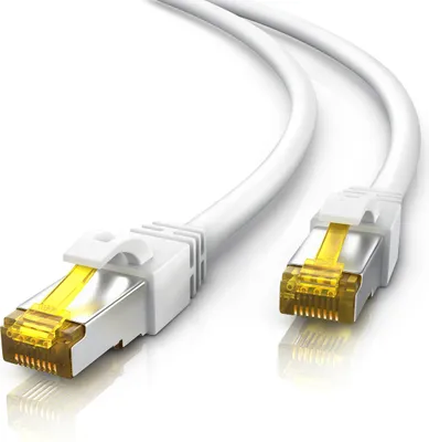 Obrázek produktu pro CSL - 25m, síťový kabel CAT 7 - LAN kabel pro 10 Gigabitové vysokorychlostní internetové připojení