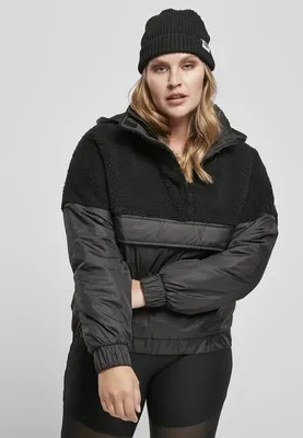 Zdjęcie produktu dla Urban Classics Ladies - Sherpa Mix Pull Over Jacke - 3XL