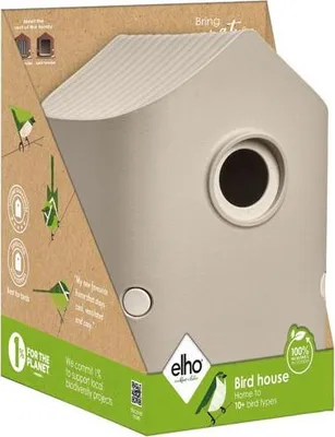 Image de Nichoir Cosy Champignon Elho Design Champignon, Refuge Sûr - Elho Bv
