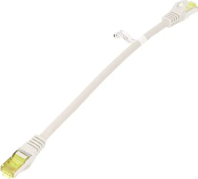 Produktbild von Goobay RJ45 Patchkabel CAT 6A S/FTP (PiMF), 500 MHz mit CAT 7 Rohkabel, Grau, 25m, 25 m, Cat7, S/FTP (S-STP), RJ-45, RJ-45, Grau
