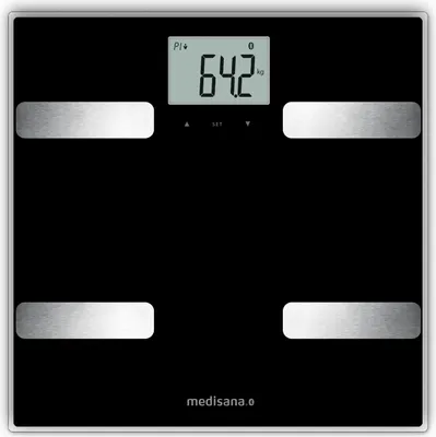 Produktbild von medisana BS A41 connect mit App Körperanalysewaage 180 kg Personenwaage schwarz
