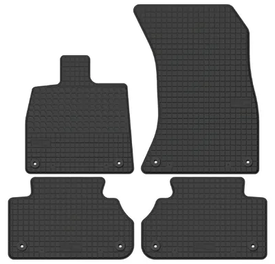 Zdjęcie produktu dla Dywaniki gumowe do Audi Q5 II FY / F5 2016-2024 (SUV) – 4 szt., czarne, dopasowane – Wielganizator SolidTread