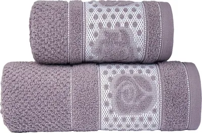 Zdjęcie produktu dla Ręcznik, puszysty ręcznik bawełniany Dotti 70x130 lawendowy