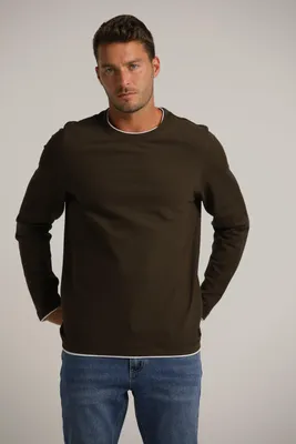 Obrázek produktu pro Dlouhé tričko ve stylu dvou vrstev | Kenneth Cole