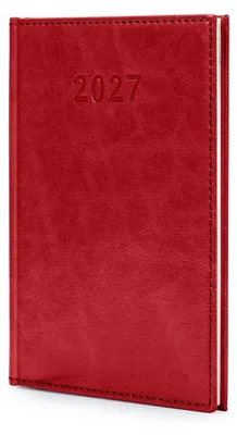 Produktbild von Kalender 2027, Format A5, Wochenplaner, Rot