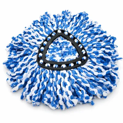 Produktbild von MidGard 1x Wischmopp Ersatzmopp Ersatz-Mopp kompatibel mit Vileda Turbo 2in1 EasyWring&Clean, Ersatzkopf aus Mikrofaser für auch empfindlichen Boden