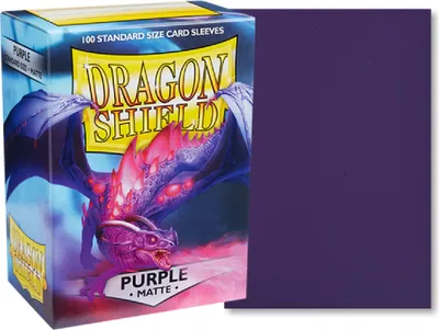 Imagen del producto de Dragon Shield: Matte  Purple (100) (Edición alemana) – Fundas protectoras – Arcane Tinmen ApS