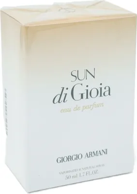 Produktbild von Giorgio Armani Sun Di Gioia, Frauen, Sommer, 50 ml, Nicht nachfüllbare Flasche, Bergamotte, Freesie, Jasmin, Canangabaum