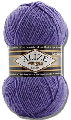 Immagine prodotto di Alize 1x 100g Superlana Klasik, filato unito, adatto per uncinetto e maglia (codice prodotto: 851)