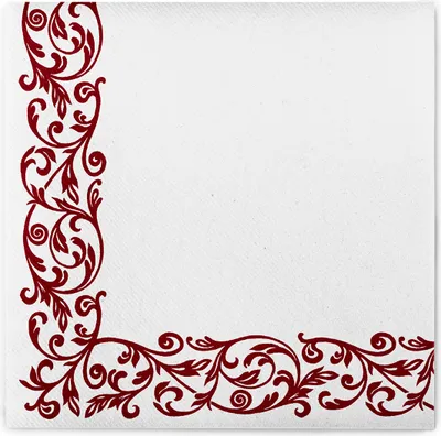Produktbild von Airlaid Serviette Rob in Bordeaux, 40 x 40 cm, 50 Stück - Mank - Ornamente