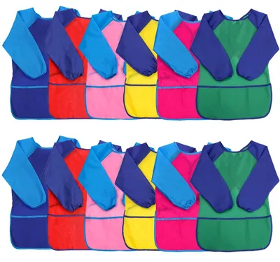 Produktbild von Kinderschürze für Kreative Aktivitäten - Wasserdicht und Mit 3 Taschen für Schule und Kunst