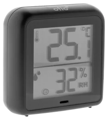 Image de Thermomètre Hygromètre OTIO haute précision gris anthracite