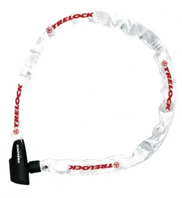Produktbild von Kettenschloss Trelock 60cm, Ø 4mm BC 115/60/4, weiß, ohne Halter