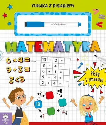 Zdjęcie produktu dla Kolorowanka dla dzieci Matematyka Nauka z Pisakiem
