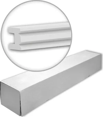 Obrázek produktu pro Profhome 651816-box Nástěnné lišty 1 box SET s 12 vlysovými lištami | 24 m