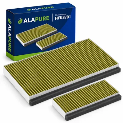 Immagine prodotto di Alapure HFK8701, compatibile con Junker CleanAir Plus 11041790 / DWZ0AK0A0, filtro a carbone attivo