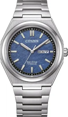 Produktbild von Citizen AW0130-85L Eco Drive Uhr Herrenuhr Titan Datum silber