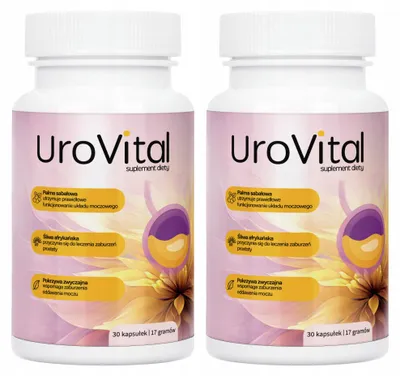 Productafbeelding van 2x Urovital voedingssupplement voor de urinewegen, 30 capsules per verpakking
