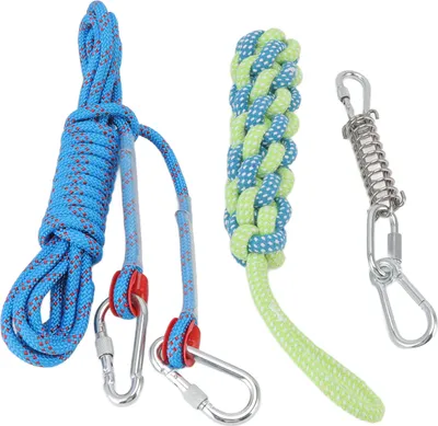 Produktbild von Spring Pole Dog Rope Toy,Hund Bungee Rope,Hund Spring Pole Rope,Hund Übung Seil,Hund Hanging Rope Toy,Dog Rope Toy