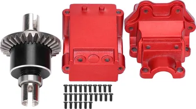 Produktbild von RC Red Getriebe mit Metalldifferentialkit für Wltoys 144001 1/14 Fernbedienungsauto