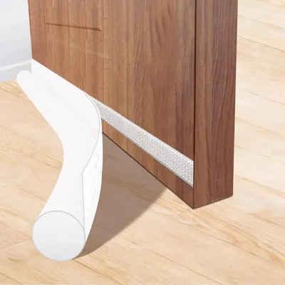 Imagen del producto de Burlete autoadhesivo, de 96 cm, que proporciona aislamiento contra el viento y el ruido, para puertas interiores y exteriores