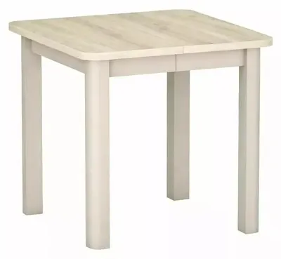 Obrázek produktu pro Jídelní stůl FURNLUX Oskar, barva: béžová, rozměry: 80 x 76 x 80 cm