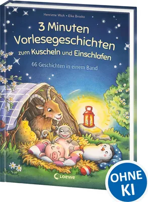 Produktbild von 3-Minuten-Vorlesegeschichten zum Kuscheln und Einschlafen