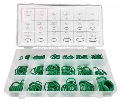 270 HNBR O-Ringe, 18 Größen, Sortiment Kit, Auto Reparatur