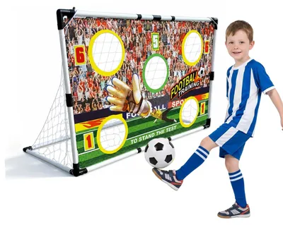 Obrázok produktu pre Prenosné futbalové bránky pre deti s cieľovou sieťou