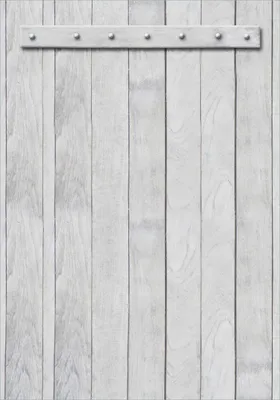 Produktbild von Wallario Poster - Graue Holztür, Kunstdruck Größe: 70 x 100 cm