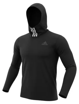 Produktbild von Adidas ColdReady Techfit TF Shirt Herren Longsleeve Kapuze Gr. L