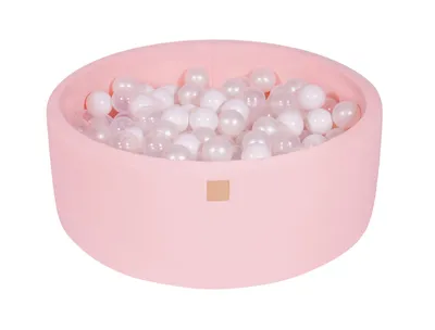 Produktbild von Ballenbak KATOEN Roze - 90x30 incl. 200 ballen - Wit, Transparant, Parel Wit