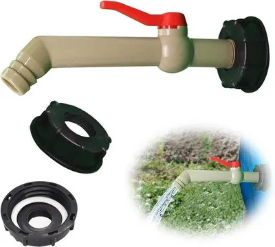 Image de Robinet à boisseau sphérique 1 pouce (25 mm) pour citernes pluviales et réservoirs d'eau DN40-50