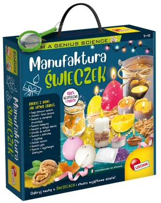 Zdjęcie produktu dla Lisciani I'm a Genius Manufaktura świeczek 304-PL102082