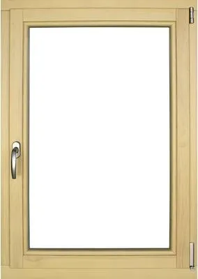 Produktbild von Holzfenster Kiefer lackiert 750x1200 mm DIN Rechts