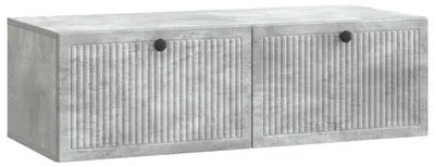 Immagine prodotto di vidaXL Mobile TV da parete Grigio cemento 98 x 41 x 30 cm