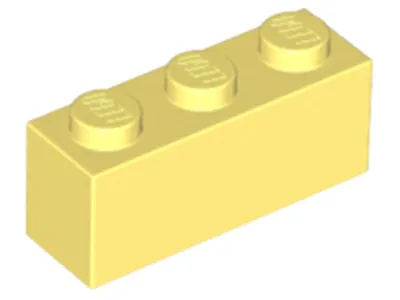 Produktbild von Lego® 1 Stück 3622 Stein Brick 1x3 Part Basic Steine 1 Helles Hellgelb