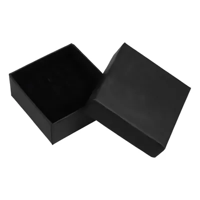 Produktbild von Geschenkschachtel Schmuckschachtel Geschenkbox Ring Schmucketuis Karton schwarz 50 x 50 x 22 mm 1er Pack