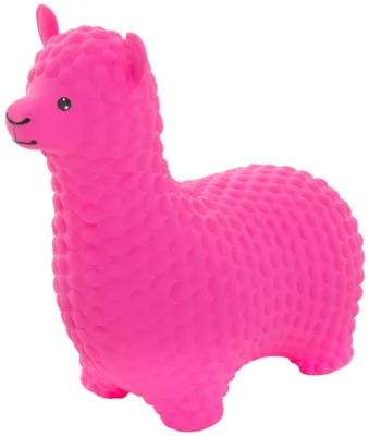 Produktbild von My first JUMPY Kinder Hopser Hüpftier Alpaka Lama Hüpfer Hüpfen inkl. Pumpe Pink