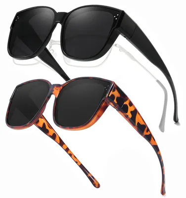 Imagen del producto de Solidchoice - Set de 2 gafas de sol polarizadas para mujer con protección UV400