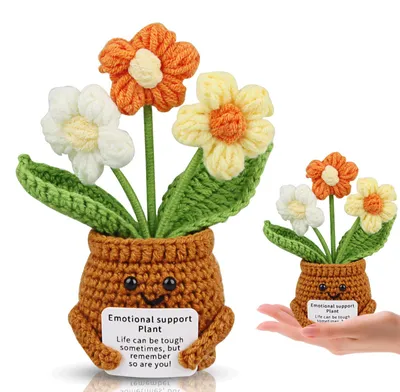 Pocket Hug Vergissmeinnicht Blumen Geschenk, 3 kleine Blumen